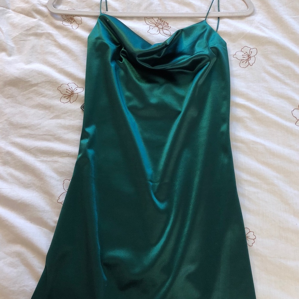 Zaful Green Slip Dress